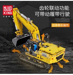 Remote Control Excavator 1830pcs. Mould King