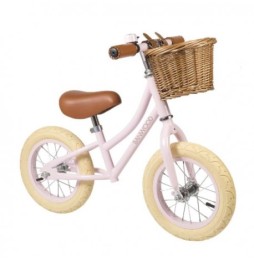 Bicicleta Banwood FIRST GO! roz pentru copii