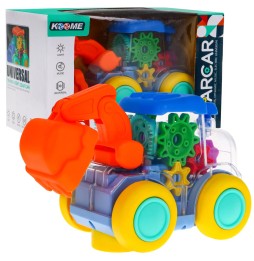 Interactive Colorful Excavator for Kids 3+