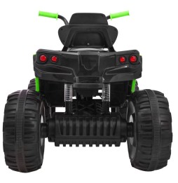 Quad ATV 2.4GHz copii negru-verde cu telecomandă