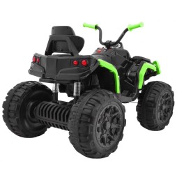 Quad ATV 2.4GHz copii negru-verde cu telecomandă