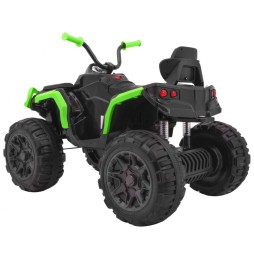 Quad ATV 2.4GHz copii negru-verde cu telecomandă