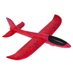 Red Styrofoam Airplane with Launcher