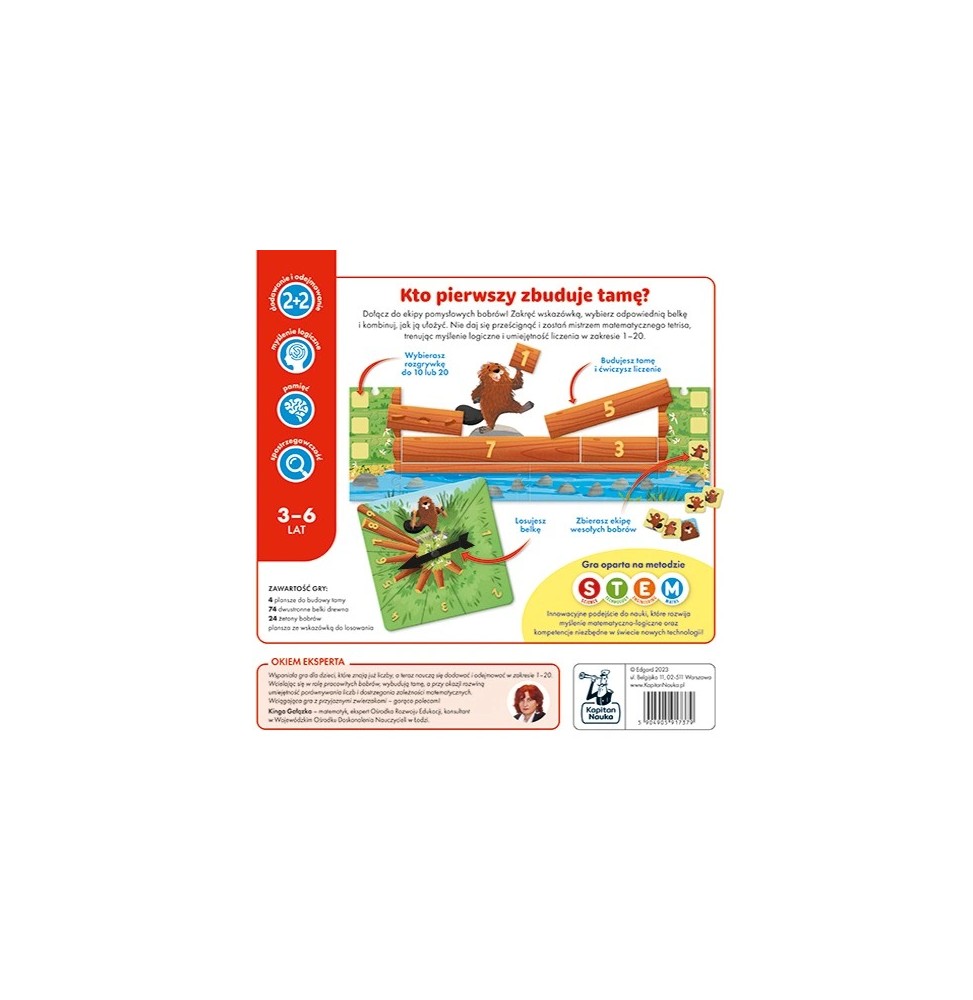 Educational Game 'Count Well, Beaver!' for Kids