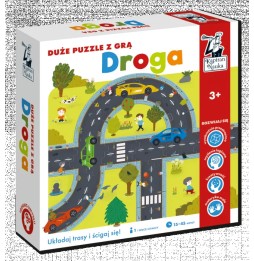 Gra edukacyjna puzzle droga dla dzieci 3+