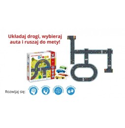 Gra edukacyjna puzzle droga dla dzieci 3+