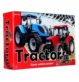 Giant Tractors Puzzles 3 in 1, 142 Pieces