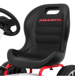 Gokart abarth dla dzieci z kołami eva i hamulcem ręcznym