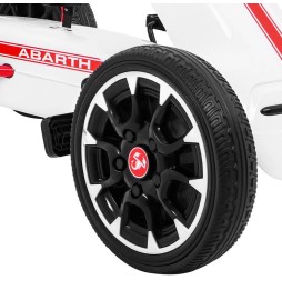 Gokart abarth dla dzieci z kołami eva i hamulcem ręcznym