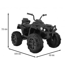 ATV pentru copii 2.4GHz negru cu telecomandă