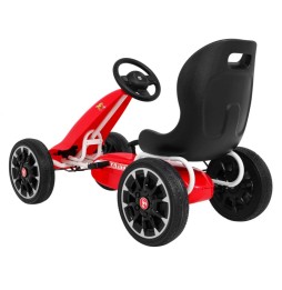 Gokart Abarth cu pedale pentru copii cu roți EVA