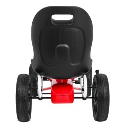 Gokart Abarth cu pedale pentru copii cu roți EVA