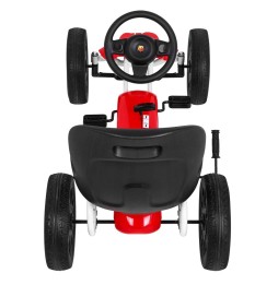 Gokart Abarth cu pedale pentru copii cu roți EVA