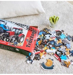 Giant Tractors Puzzles 3 in 1, 142 Pieces