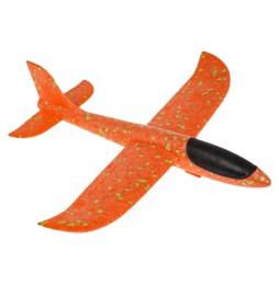 Orange Styrofoam Airplane with Launcher