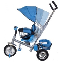 Triciclu SunBaby cu scaun rotativ - albastru