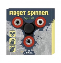 Finger spinner - czarny - zabawka zręcznościowa