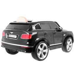 Auto Bentley Bentayga dla dzieci czarny z kołami EVA