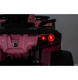 Quad can am outlander atv z pilotem różowy dla dzieci