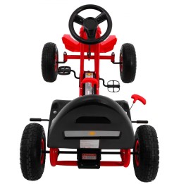 Gokart campion cu pedale pentru copii cu scaun reglabil