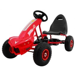 Gokart campion cu pedale pentru copii cu scaun reglabil