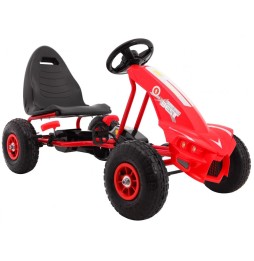 Gokart campion cu pedale pentru copii cu scaun reglabil