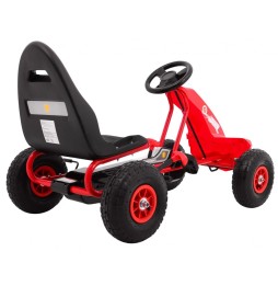 Gokart campion cu pedale pentru copii cu scaun reglabil