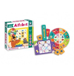 Gra edukacyjna alfabet smart bingo dla dzieci 3-7 lat