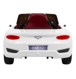 Kids Battery-Powered Bentley EXP 12 Car White