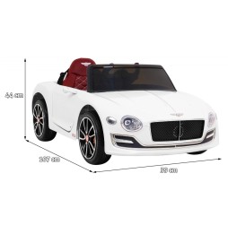 Kids Battery-Powered Bentley EXP 12 Car White