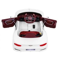 Kids Battery-Powered Bentley EXP 12 Car White