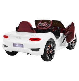 Kids Battery-Powered Bentley EXP 12 Car White