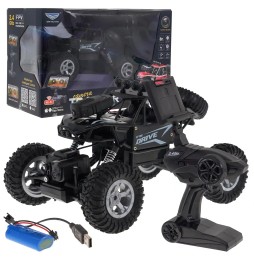 Crawler rover cu cameră 1:14 controlat de la distanță