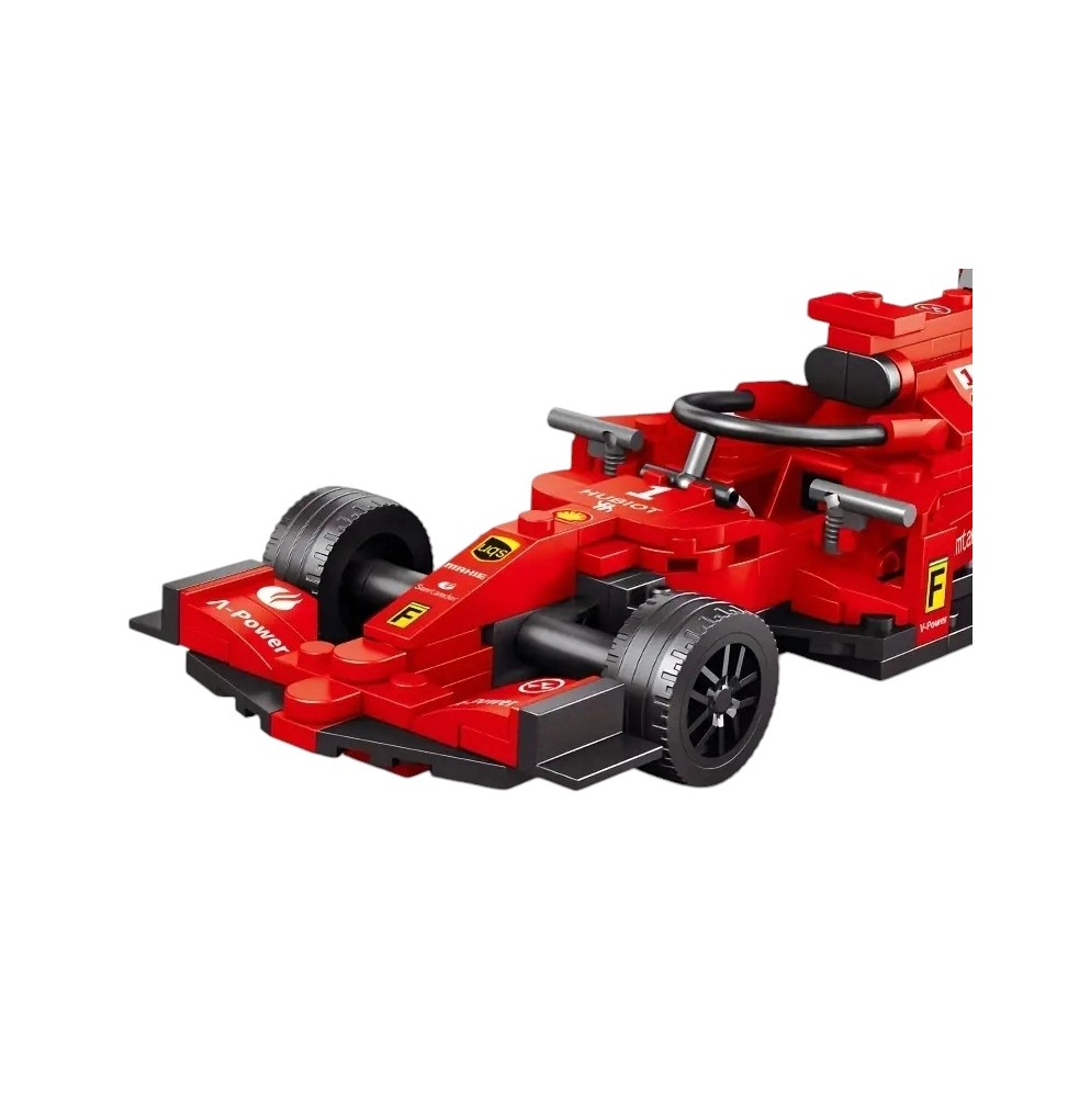 F1 Racer Building Set Red 266 Pieces