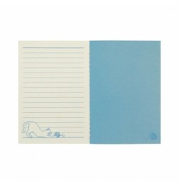 Small Notebook Felines Cats Bold Blue