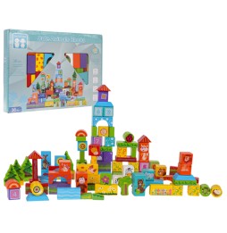 Wooden Animal Blocks Set for Kids