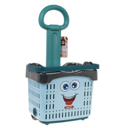 Kids Shopping Cart Set with Accessories - Blue