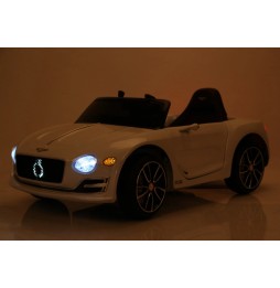 Kids Battery-Powered Bentley EXP 12 Car White