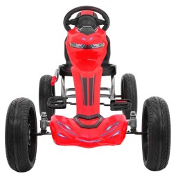 Grand Ride Go-Kart for Kids 3+ Red with EVA Wheels