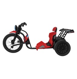 Vehicul drift bike 21 roșu pentru copii