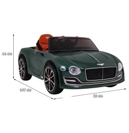 Mașină Bentley EXP 12 pentru copii verde cu telecomandă