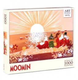 Artistic Moomins Puzzle 1000 pcs - Red