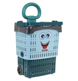 Kids Shopping Cart Set with Accessories - Blue