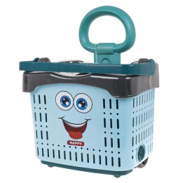 Kids Shopping Cart Set with Accessories - Blue