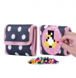 PIXIE CREW Wallet with Creative Panel, Pink