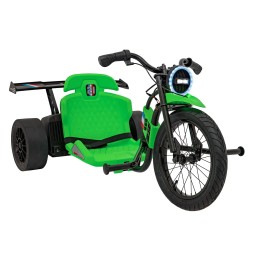 Vehicul drift bike 21 verde - jucărie modernă pentru copii