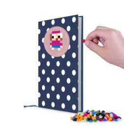 A5 Lined Notebook, Pixie Crew, Pink Dots