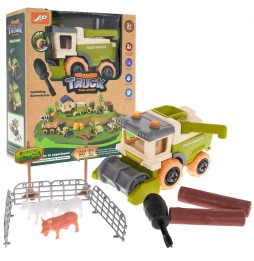 Buildable Harvester Toy for Kids 3+