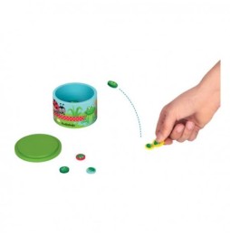 Wooden Dexterity Game with Frogs