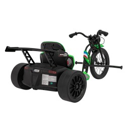 Vehicul drift bike 21 verde - jucărie modernă pentru copii